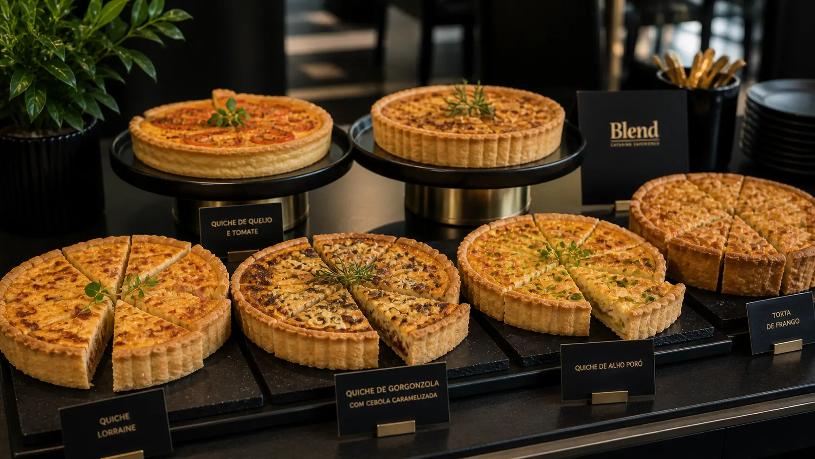 Tortas e quiches Blend